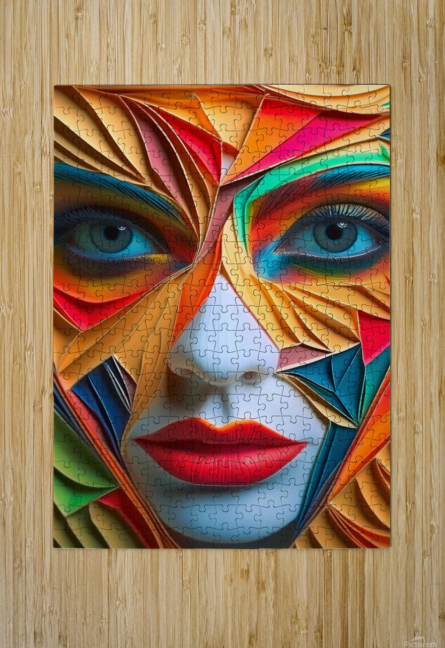 A womans face  8 Bob Tamburello Puzzle printing