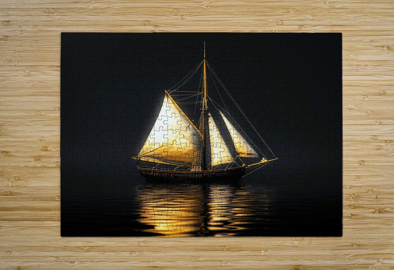 Golden Sails Digiart Puzzle printing