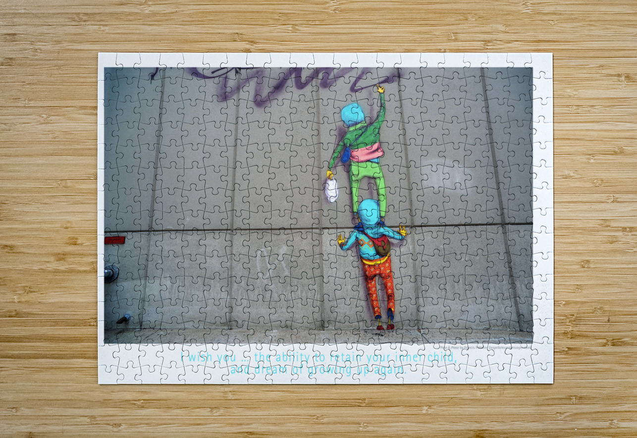 THE LITTLE GIANTS Francis Pelletier Puzzle printing