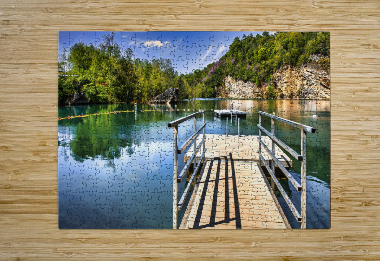 Meads Quarry Lake Knoxville TN Shelia Hunt Photography Puzzle printing