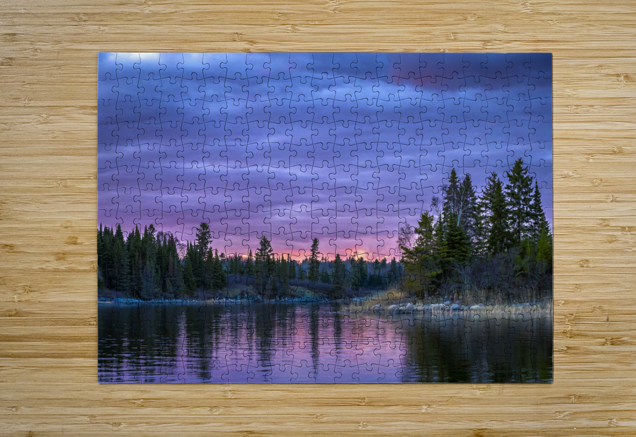 Sunset Over Still Waters Marc Gilbert Photography Puzzle printing