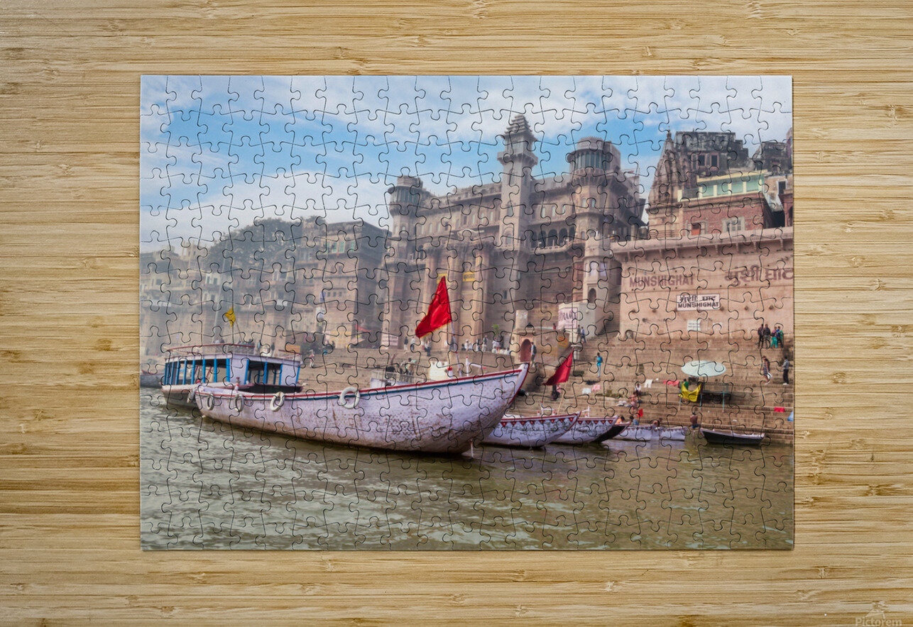 Varanasi Ghats Dekel Bar Puzzle printing