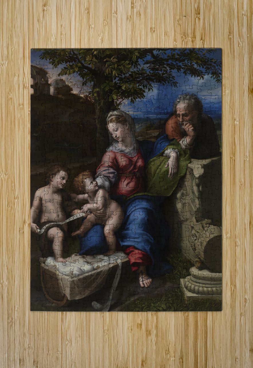 Raphael 1483 1520 Holy Family below the Oak TOPARTGALLERY Puzzle printing