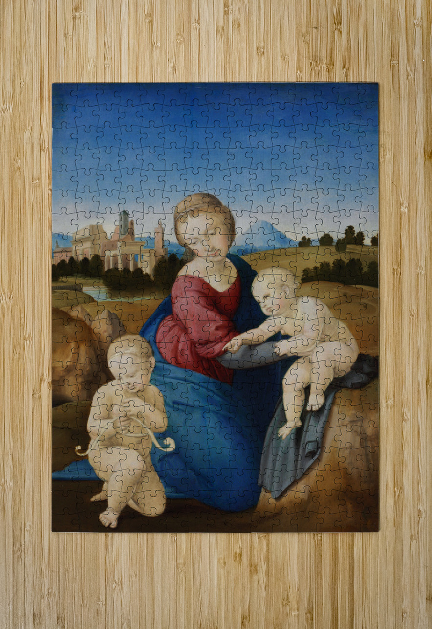 Raphael 1483 1520 Madonna and Child with the Infant Saint John TOPARTGALLERY Puzzle printing