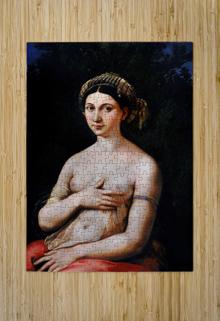 Raphael 1483 1520 La Fornarina 1519 TOPARTGALLERY Puzzle printing