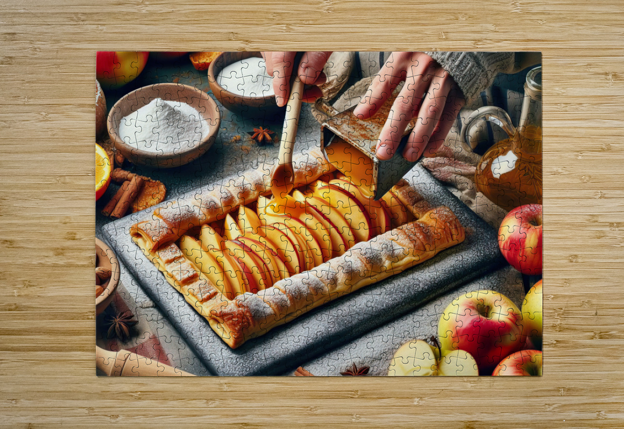 apple pie food 8 artvi Puzzle printing