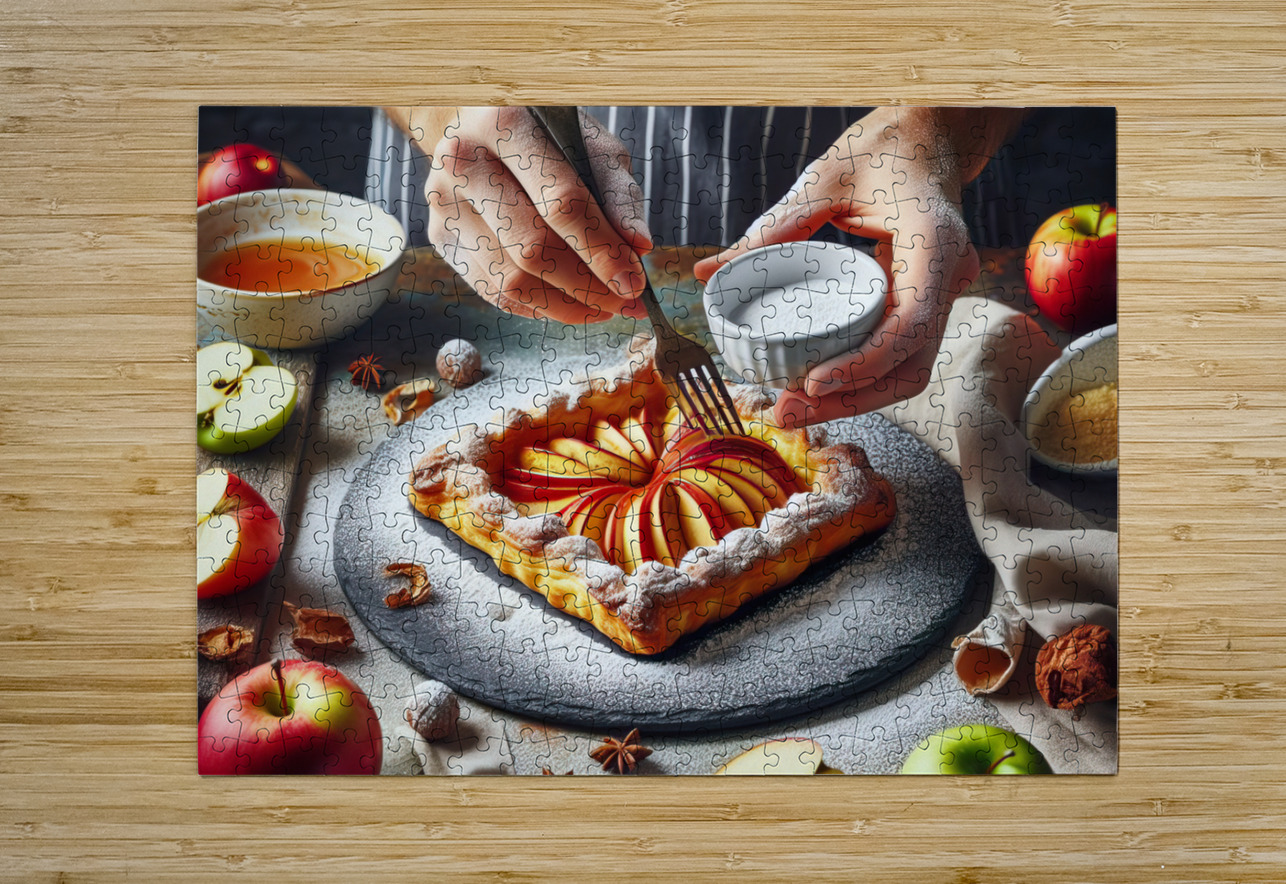 apple pie food 5 artvi Puzzle printing