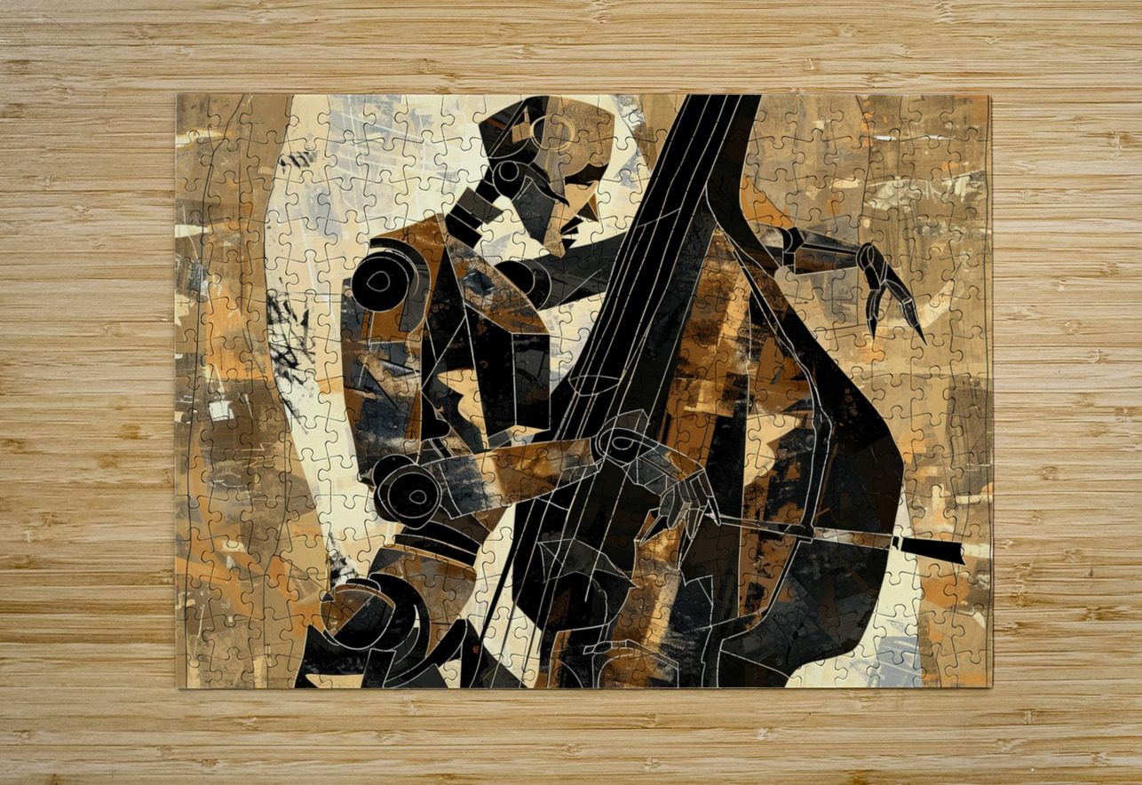 The Jazzbot: A Mechanical Melody ArtisticAlkhemy AI Puzzle printing