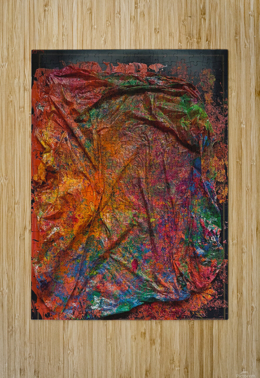 Azarij. Handmade and painted 9 Nickola Pako Puzzle printing