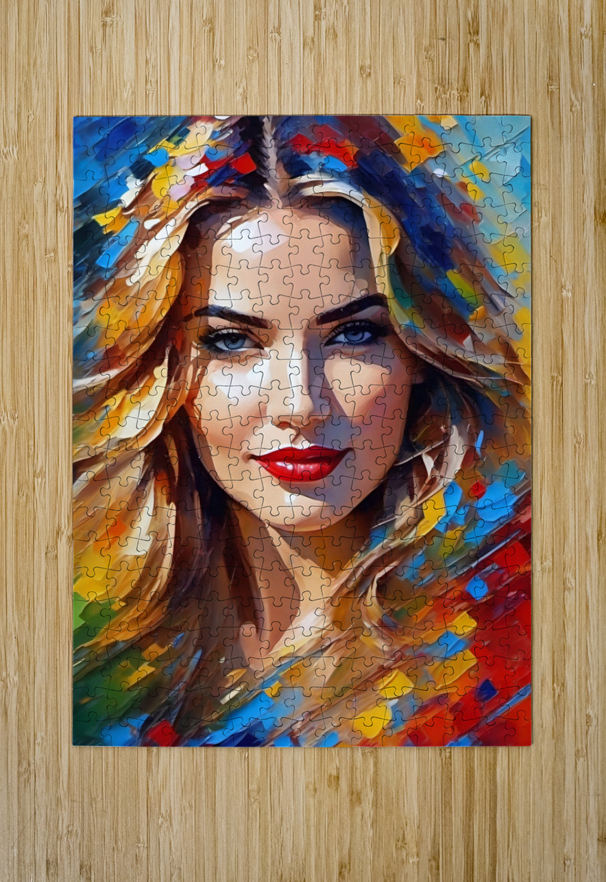 Colorful Abstract Portrait 85 Esmonbijouart Puzzle printing