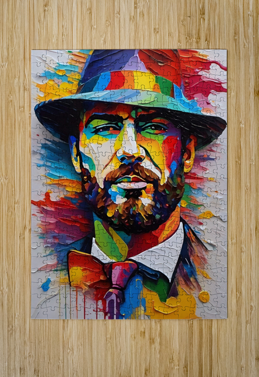 Colorful Abstract Portrait 68 Esmonbijouart Puzzle printing
