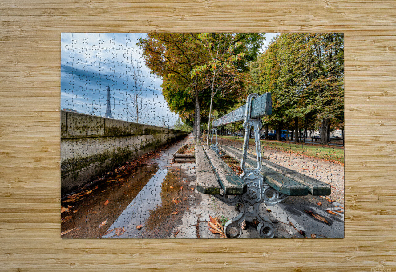 Bench with a view Dekel Bar Puzzle printing