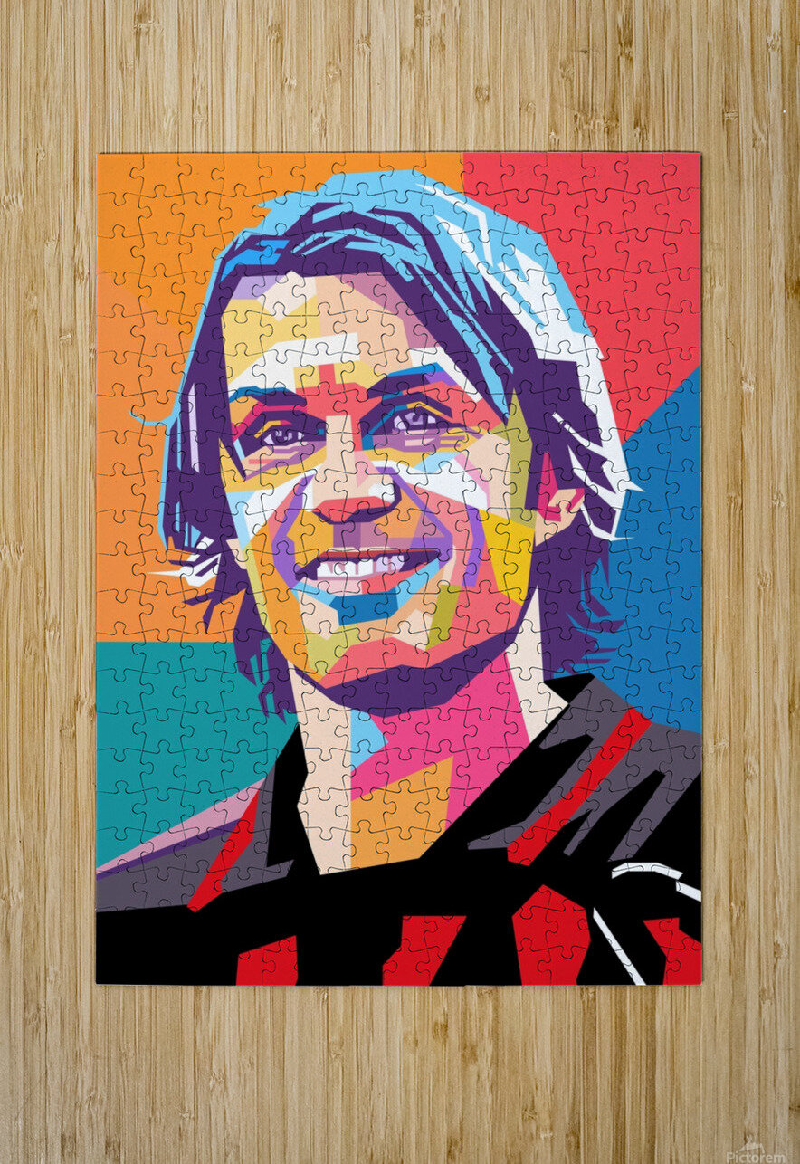 Paolo Maldini wpap art Hantamrata Puzzle printing