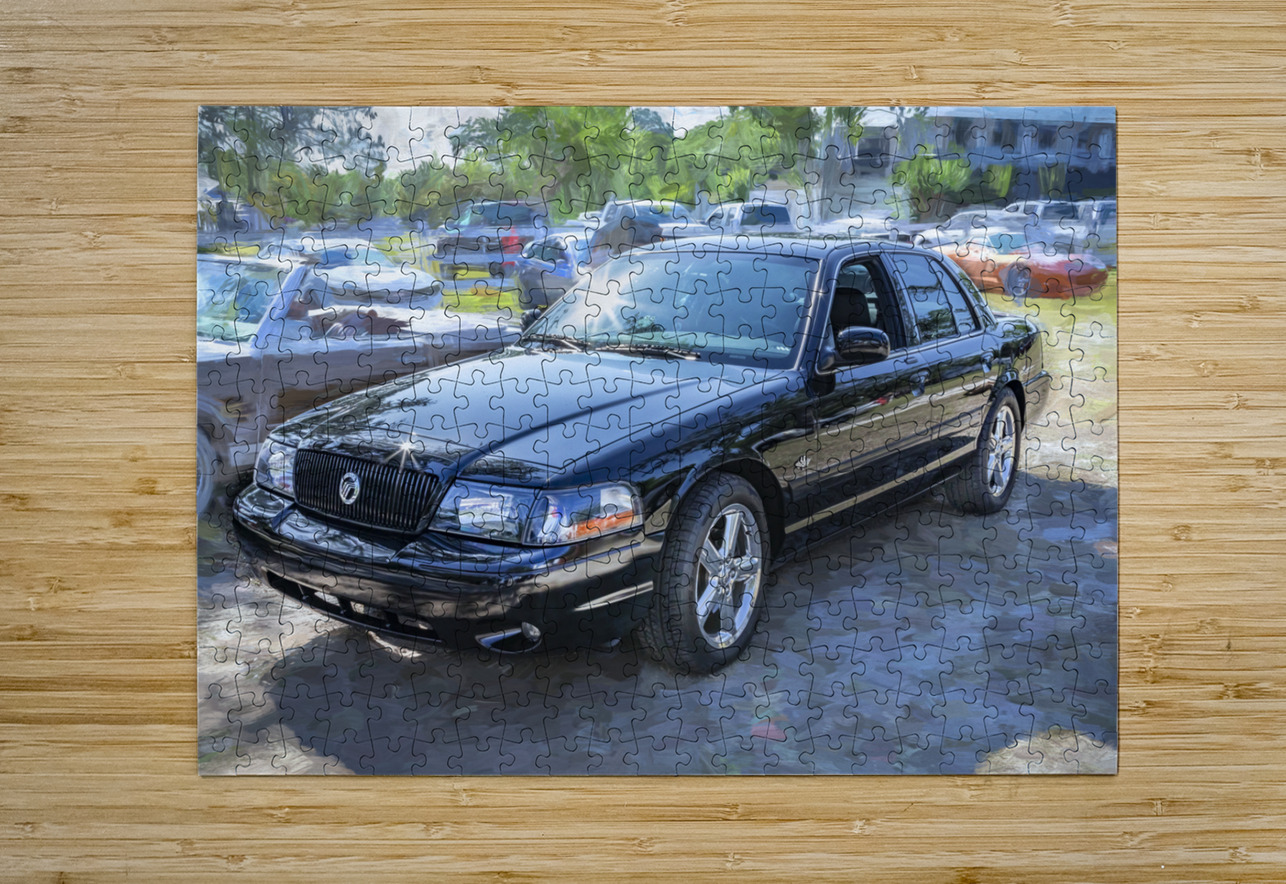 2003 Black Mercury Marauder X 7 Rich Franco Puzzle printing