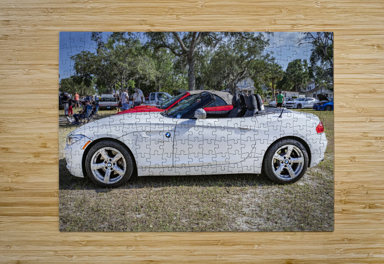 2011 White BMW Z4 sDrive 35 is Convertible X 7 Rich Franco Puzzle printing