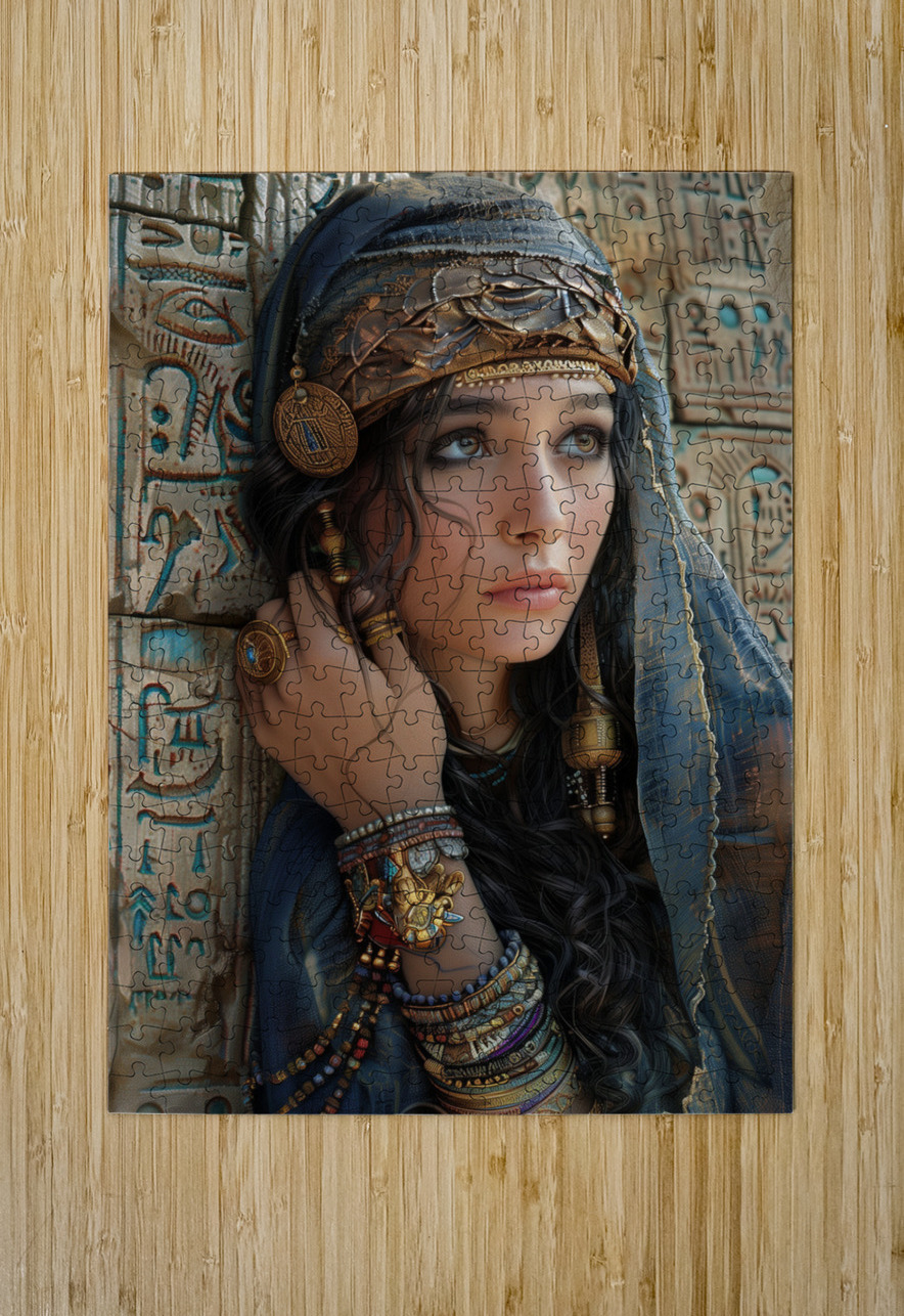 a painting with watercolors soft pastels and wo b ASAR STUDIOS Puzzle printing