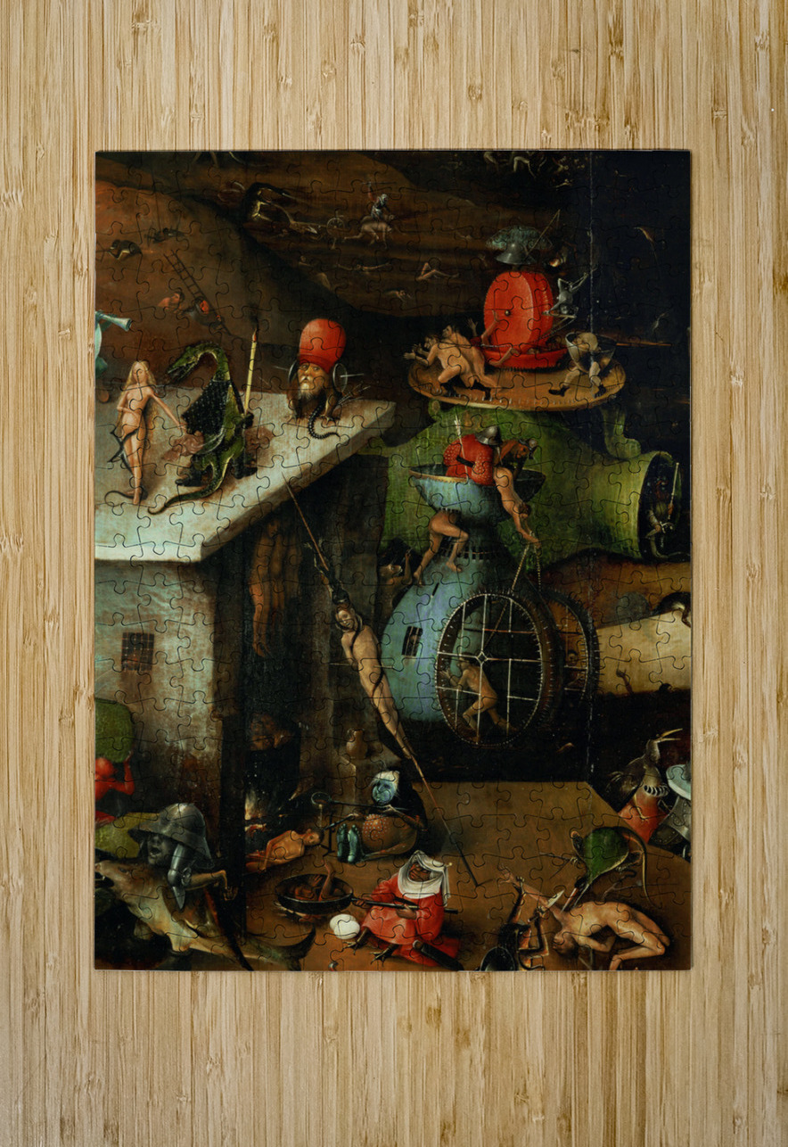 Hieronymus Bosch 1450 1516 The last judgment detail central panel 2 TOPARTGALLERY Puzzle printing