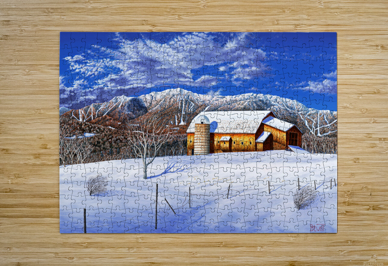 Mad River Valley Brian Hewitt Kind Art Puzzle printing