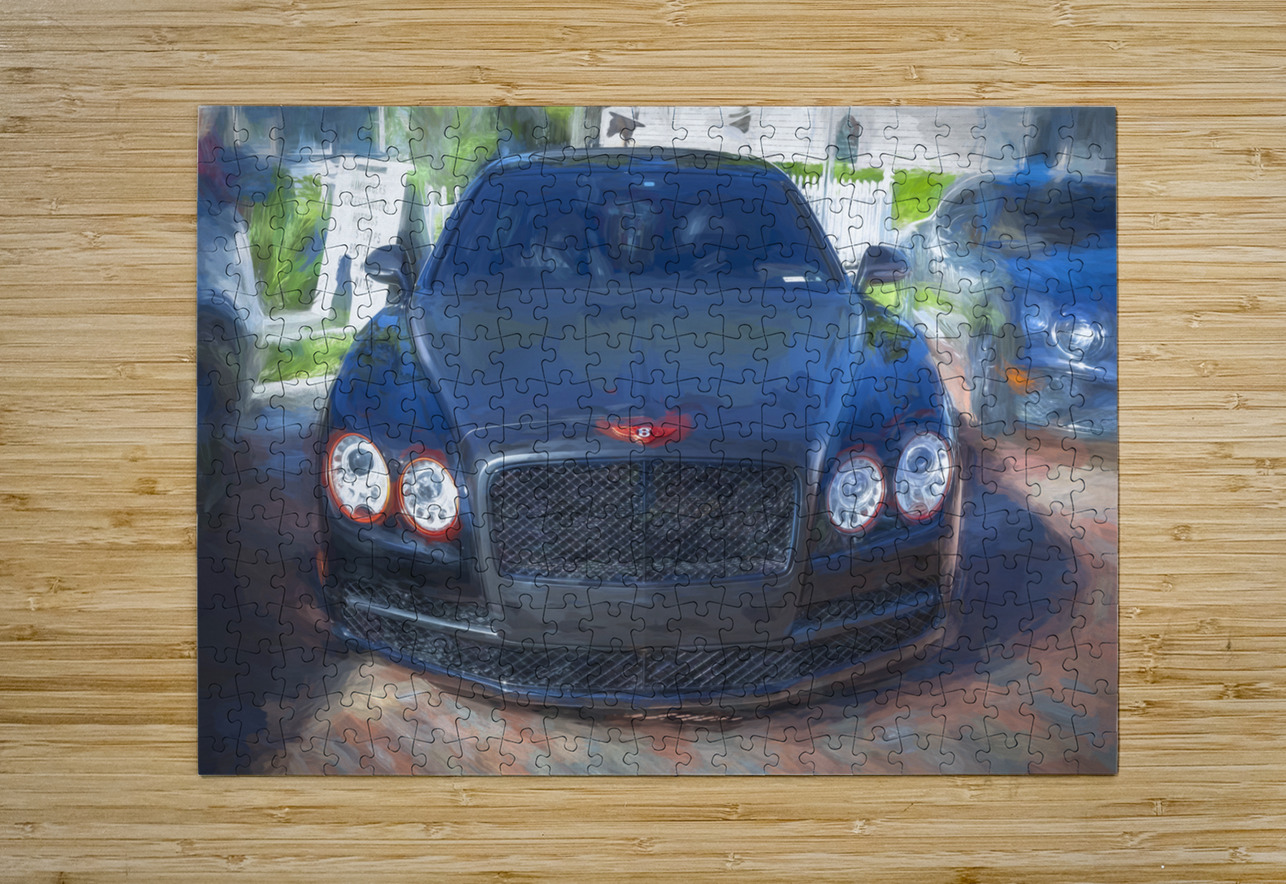 2014 Black Bentley Flying Spur X 1 Rich Franco Puzzle printing