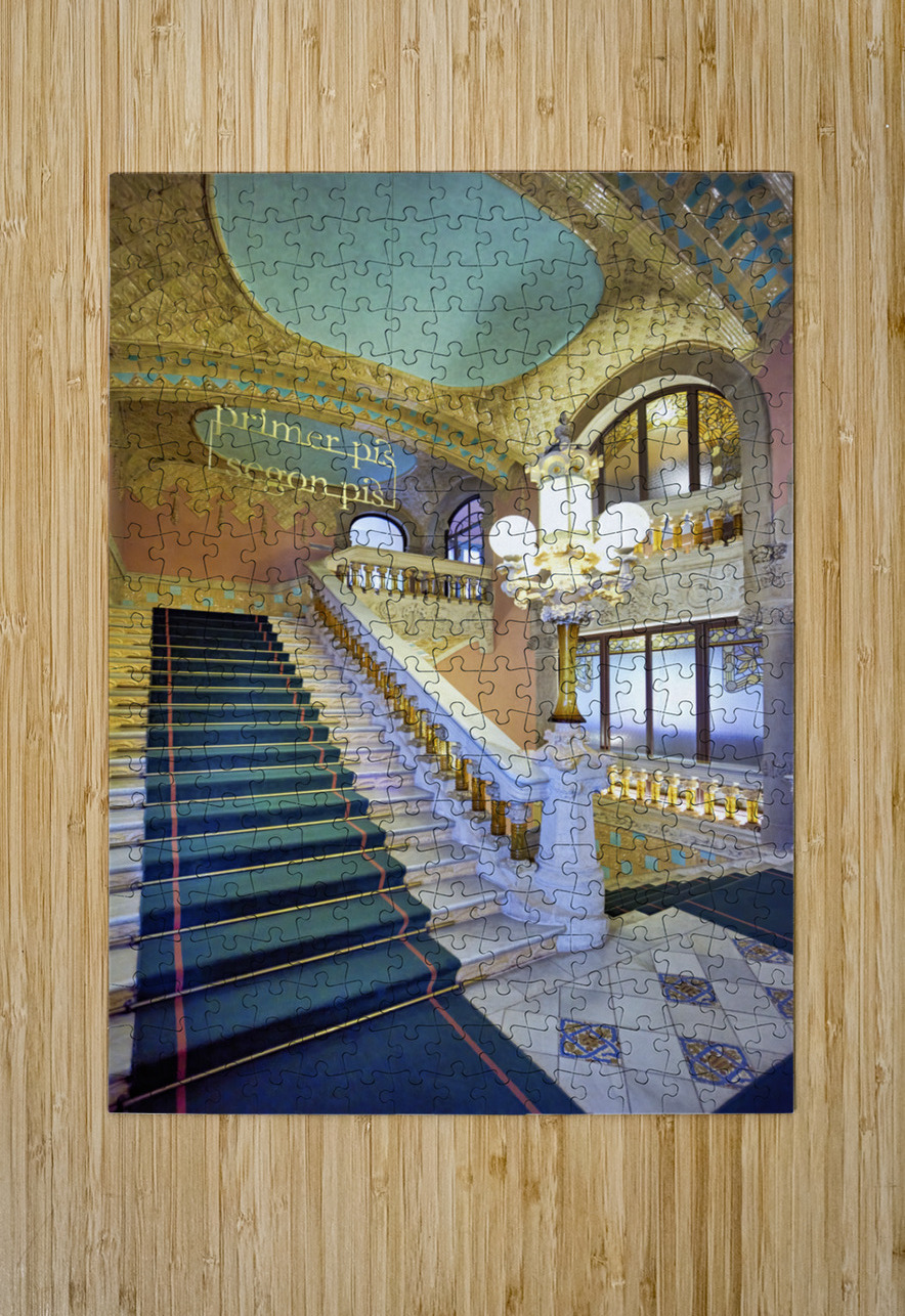 Barcelona. Catalonia. Spain. Palau de la musica catalana concert hall Marco Brivio Puzzle printing