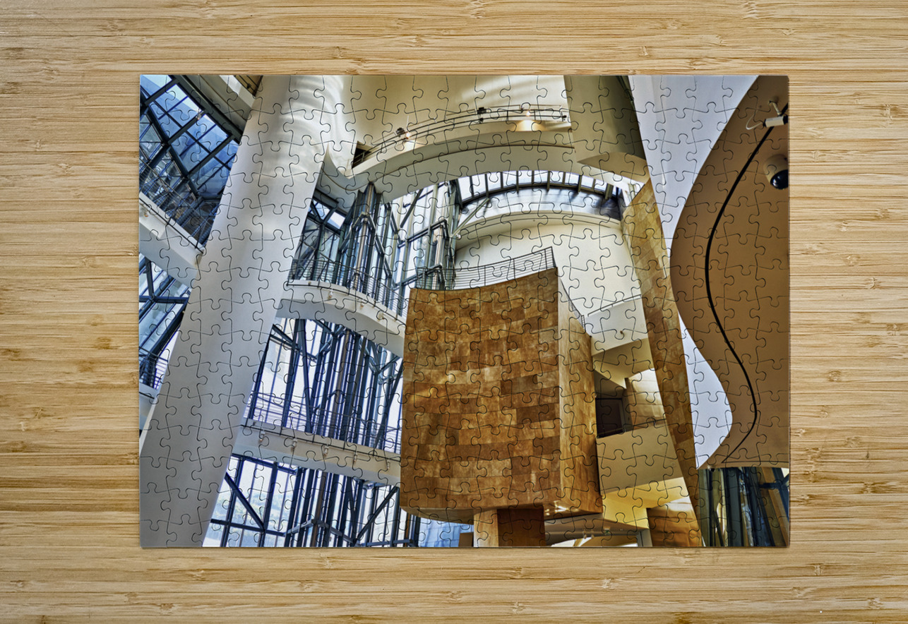Bilbao Biscay Spain. The interiors of the Guggenheim Museum Marco Brivio Puzzle printing