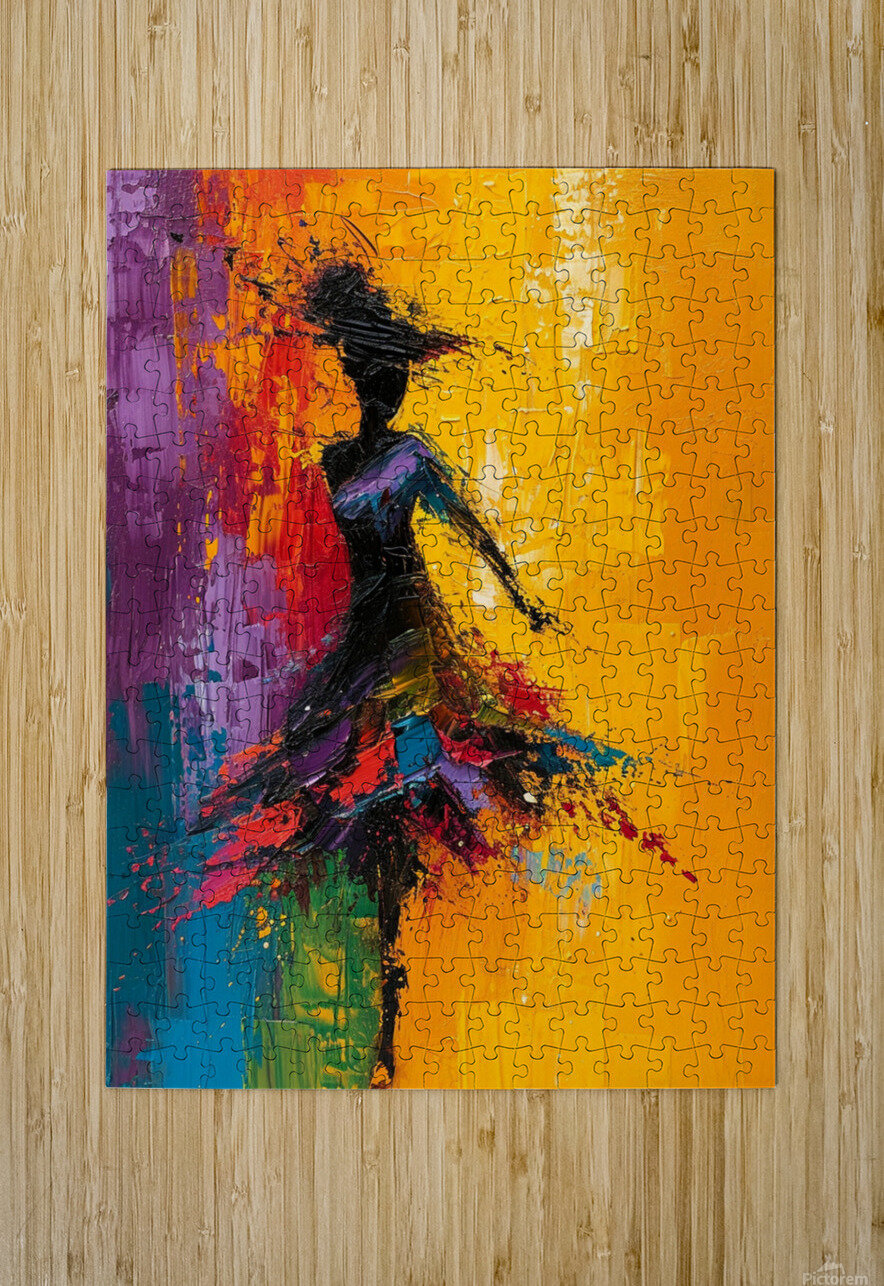 Dancing Colors Digiart Puzzle printing