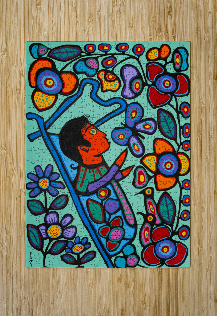 HD Acrylic and  HD Metal - Limited Edition of 5 Official Morrisseau Puzzle printing