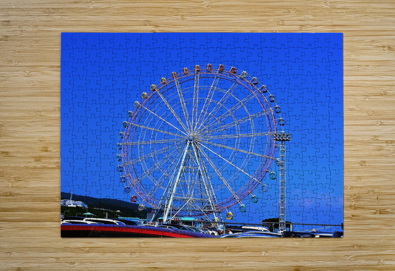 Japan-AB - Amusement Park and Car Park 3 Clement Tsang Puzzle printing