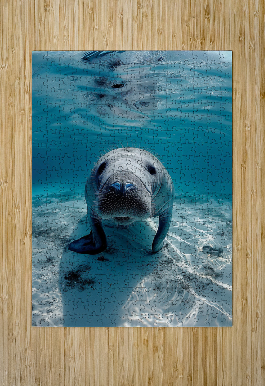 all blue environment A realistic photo g in the 8 ASAR STUDIOS Puzzle printing