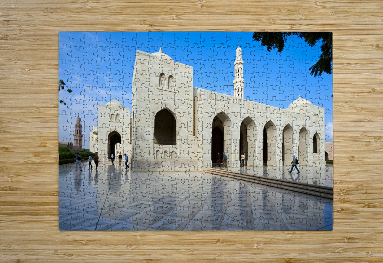 Oman. Muscat. Sultan Qaboos Grand Mosque Marco Brivio Puzzle printing