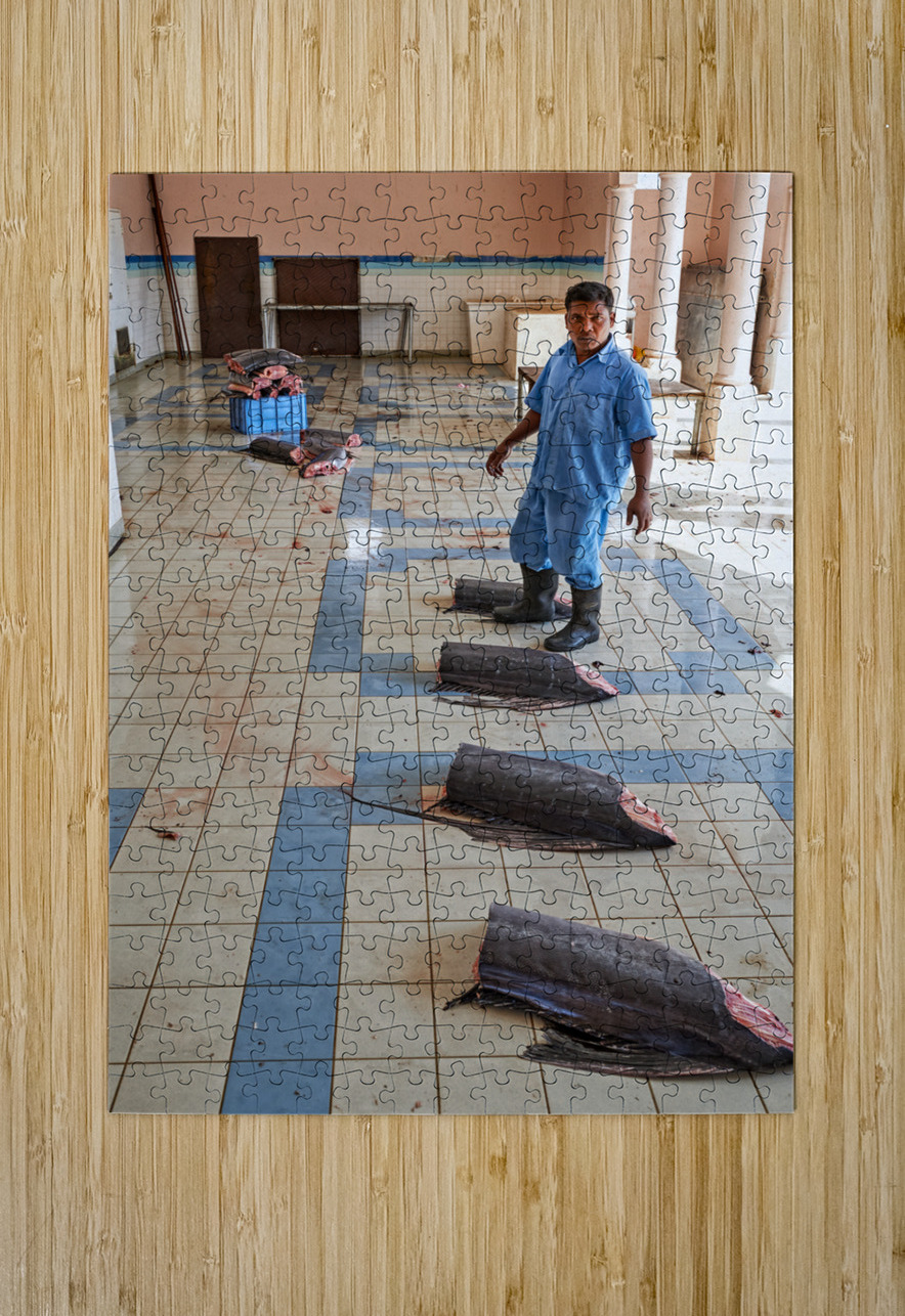 Oman Nizwa. The Fish Market Marco Brivio Puzzle printing