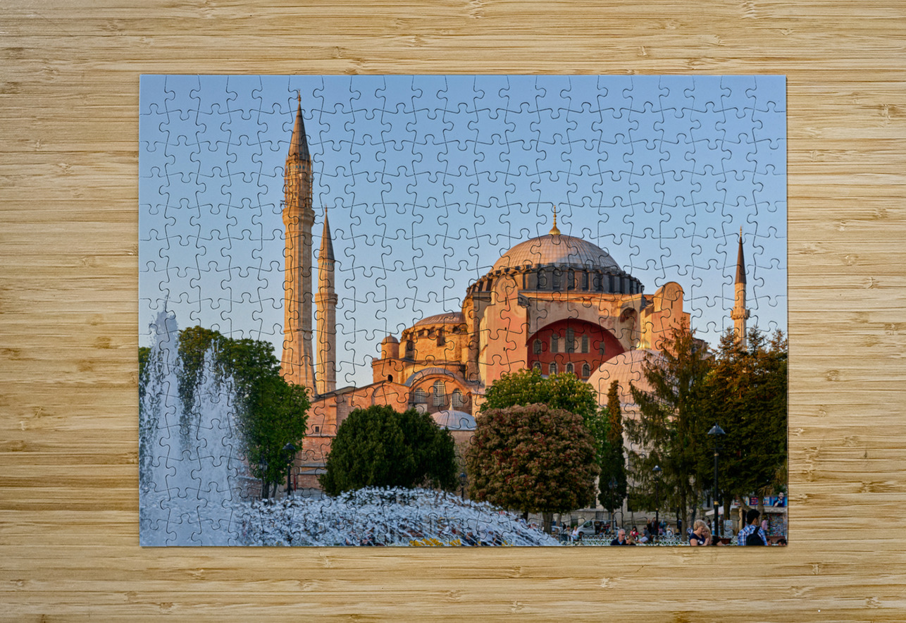 Istanbul Turkey. Hagia Sophia Grand Mosque Marco Brivio Puzzle printing