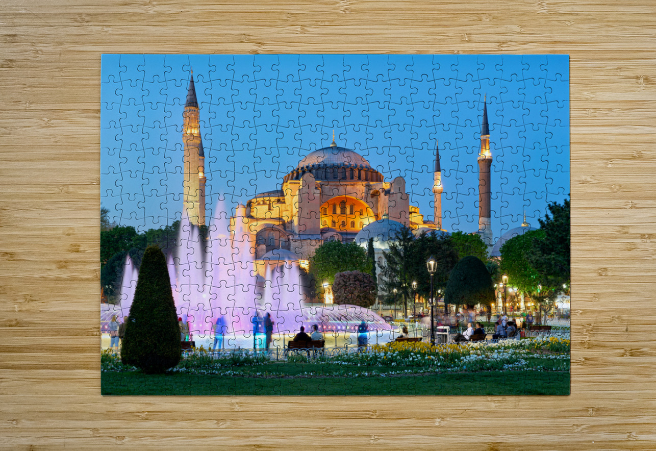 Istanbul Turkey. Hagia Sophia Grand Mosque Marco Brivio Puzzle printing