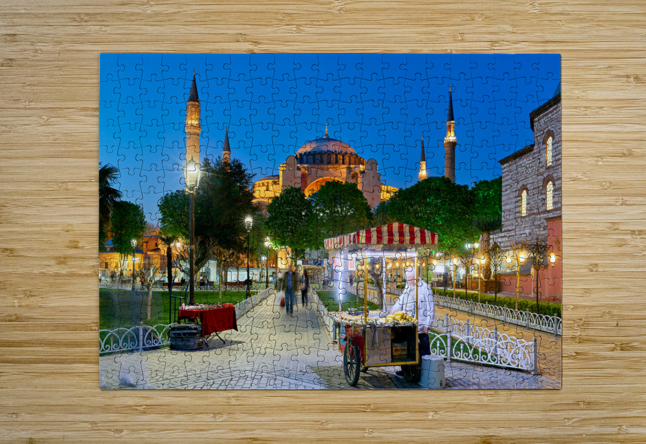 Istanbul Turkey. Hagia Sophia Grand Mosque Marco Brivio Puzzle printing