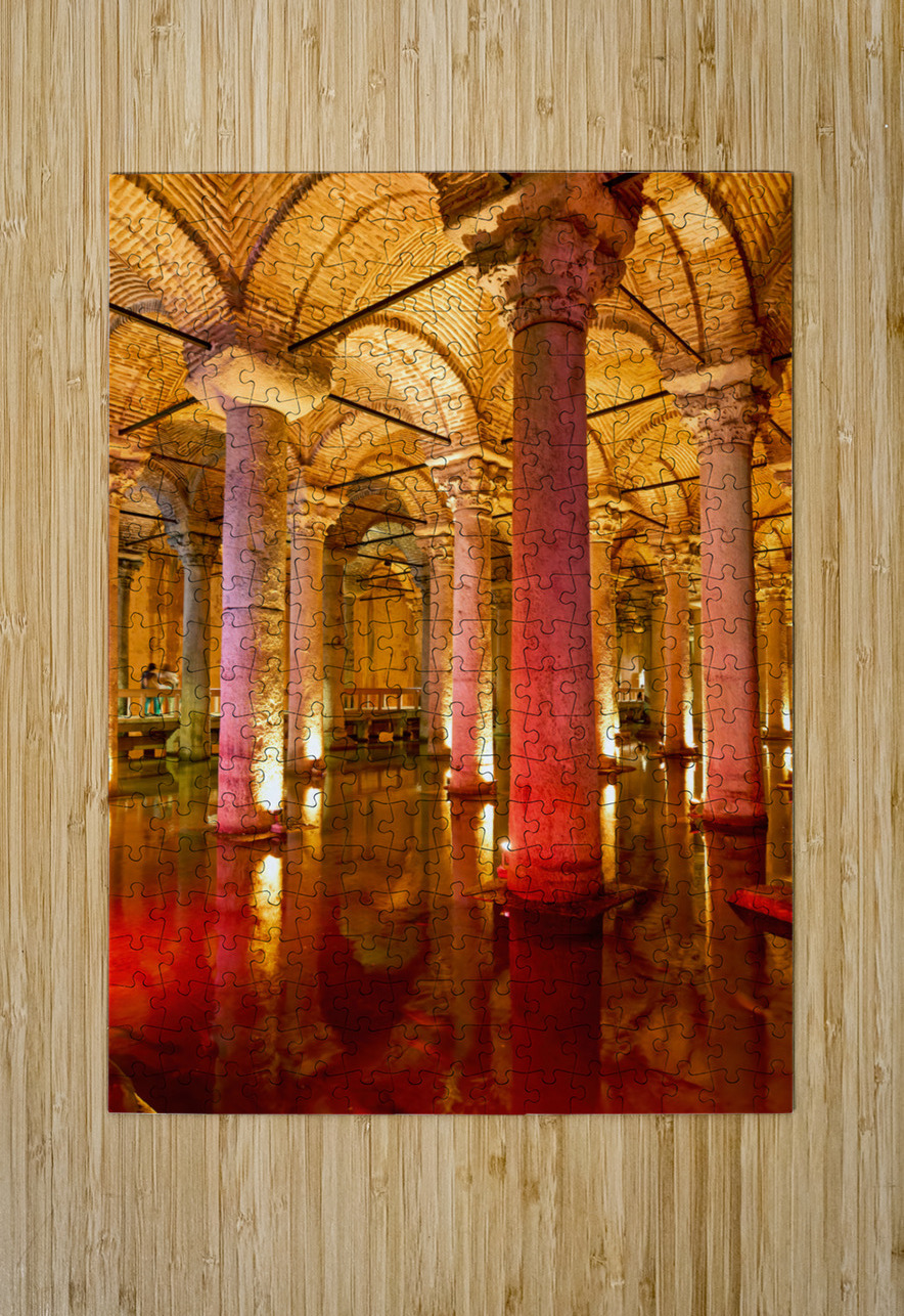 Istanbul Turkey. Basilica Cistern Marco Brivio Puzzle printing