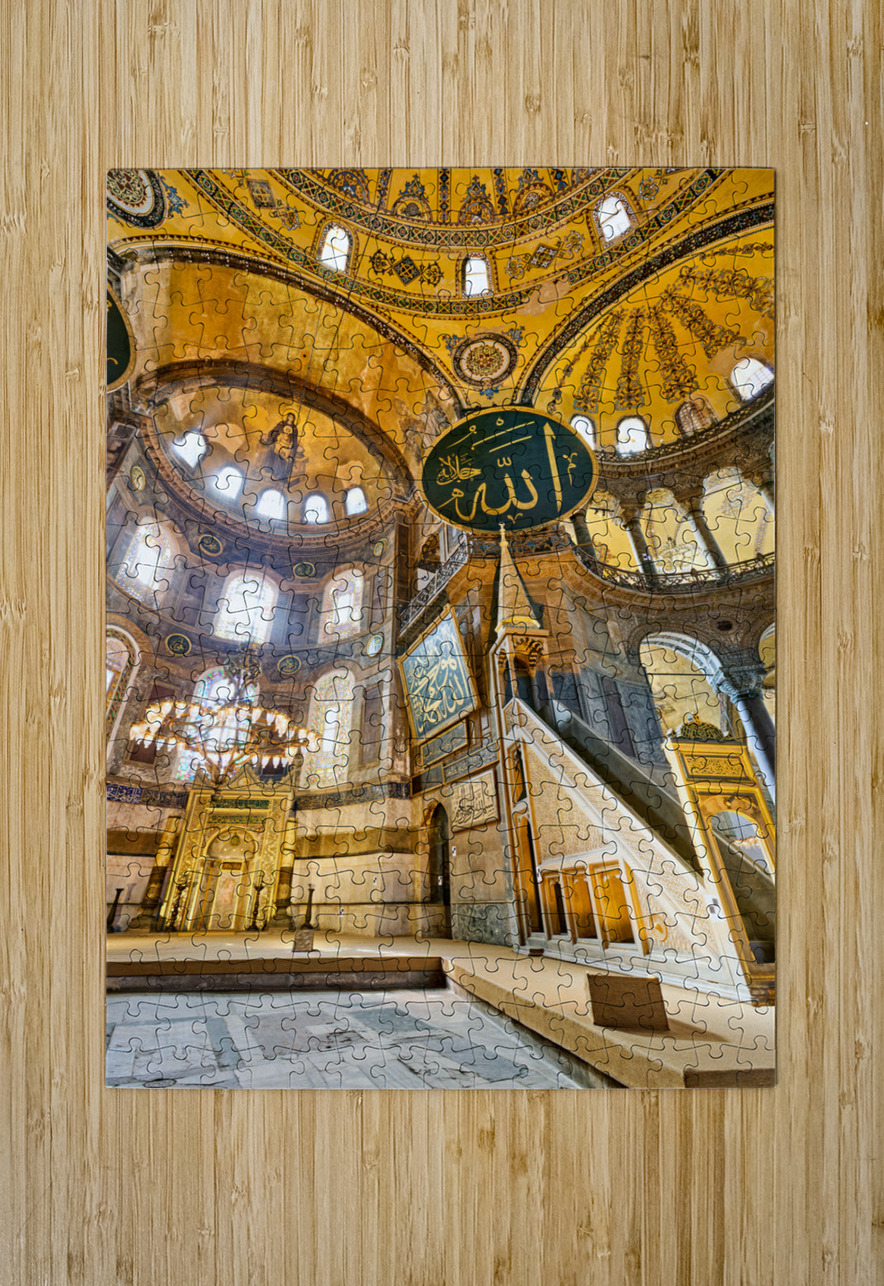 Istanbul Turkey. Hagia Sophia Grand Mosque Marco Brivio Puzzle printing