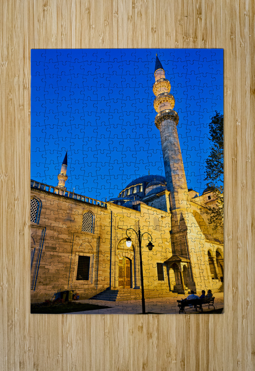 Istanbul Turkey. Süleymaniye Mosque at sunset Marco Brivio Puzzle printing
