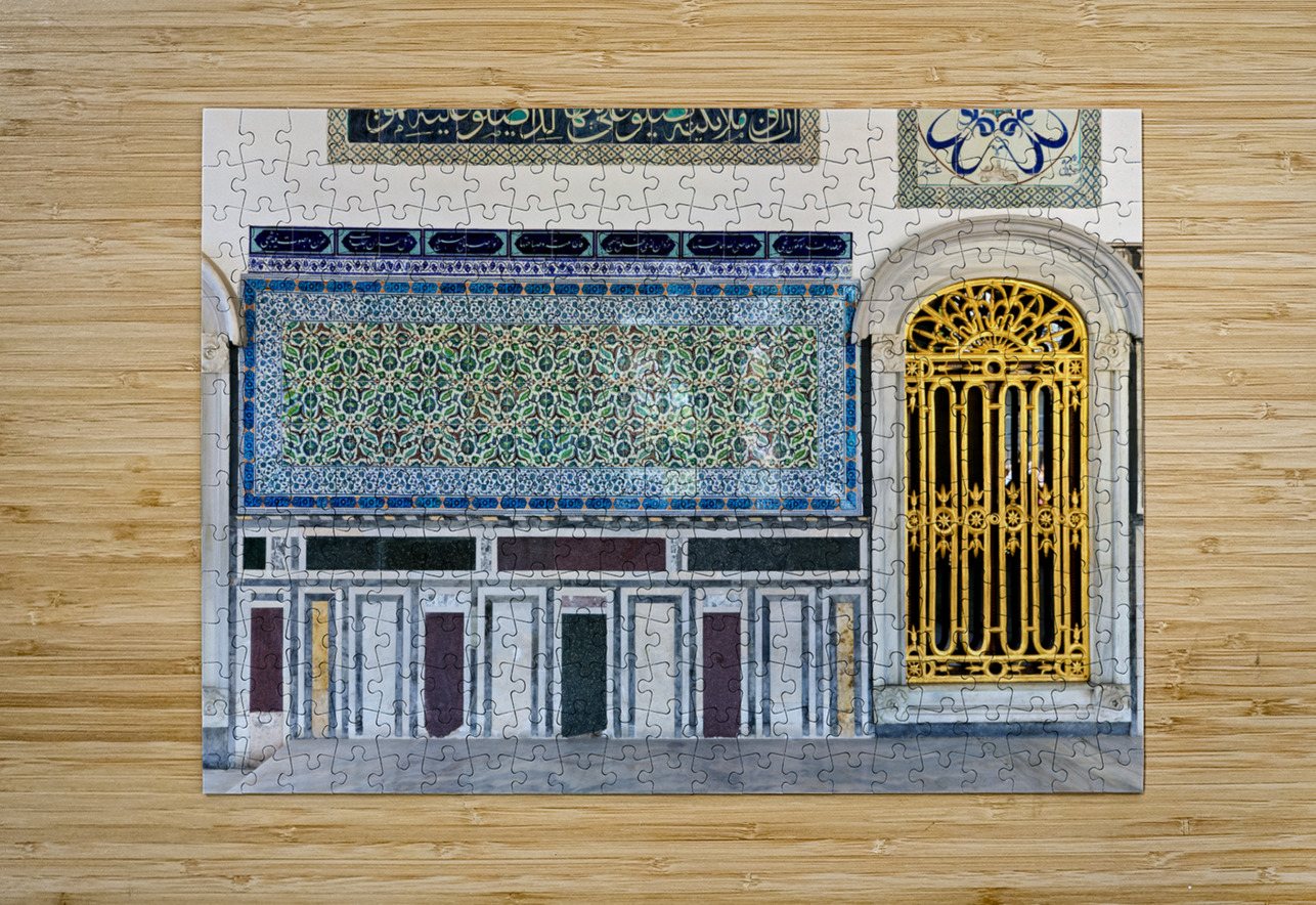 Istanbul Turkey. Topkapi Palace. Decorated walls in the Harem Marco Brivio Puzzle printing