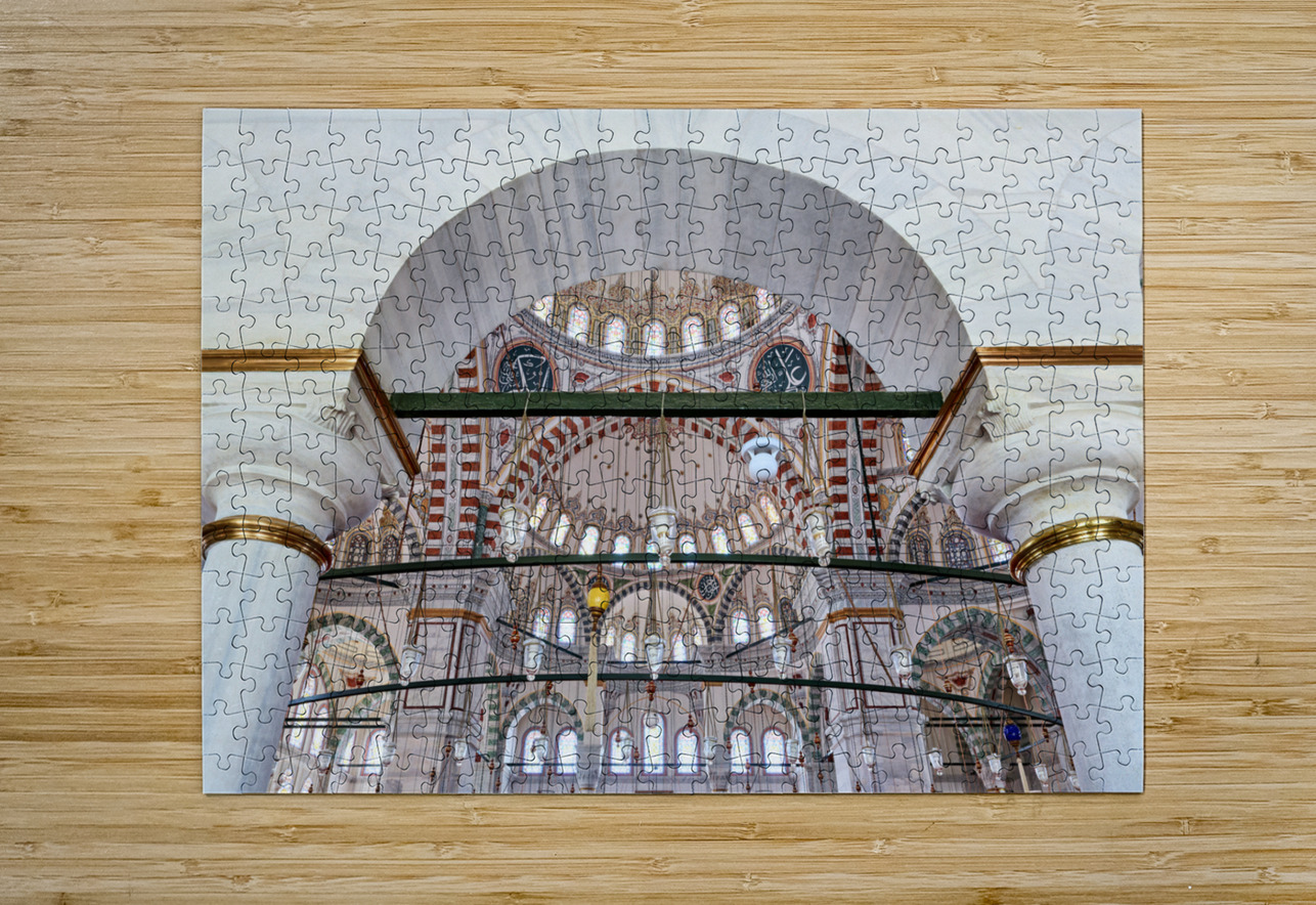 Istanbul Turkey. The Fatih Mosque Marco Brivio Puzzle printing