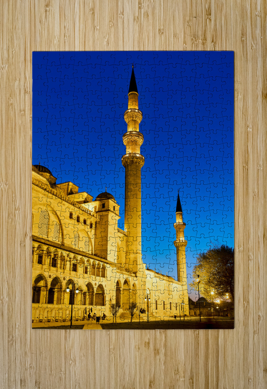 Istanbul Turkey. Süleymaniye Mosque at sunset Marco Brivio Puzzle printing