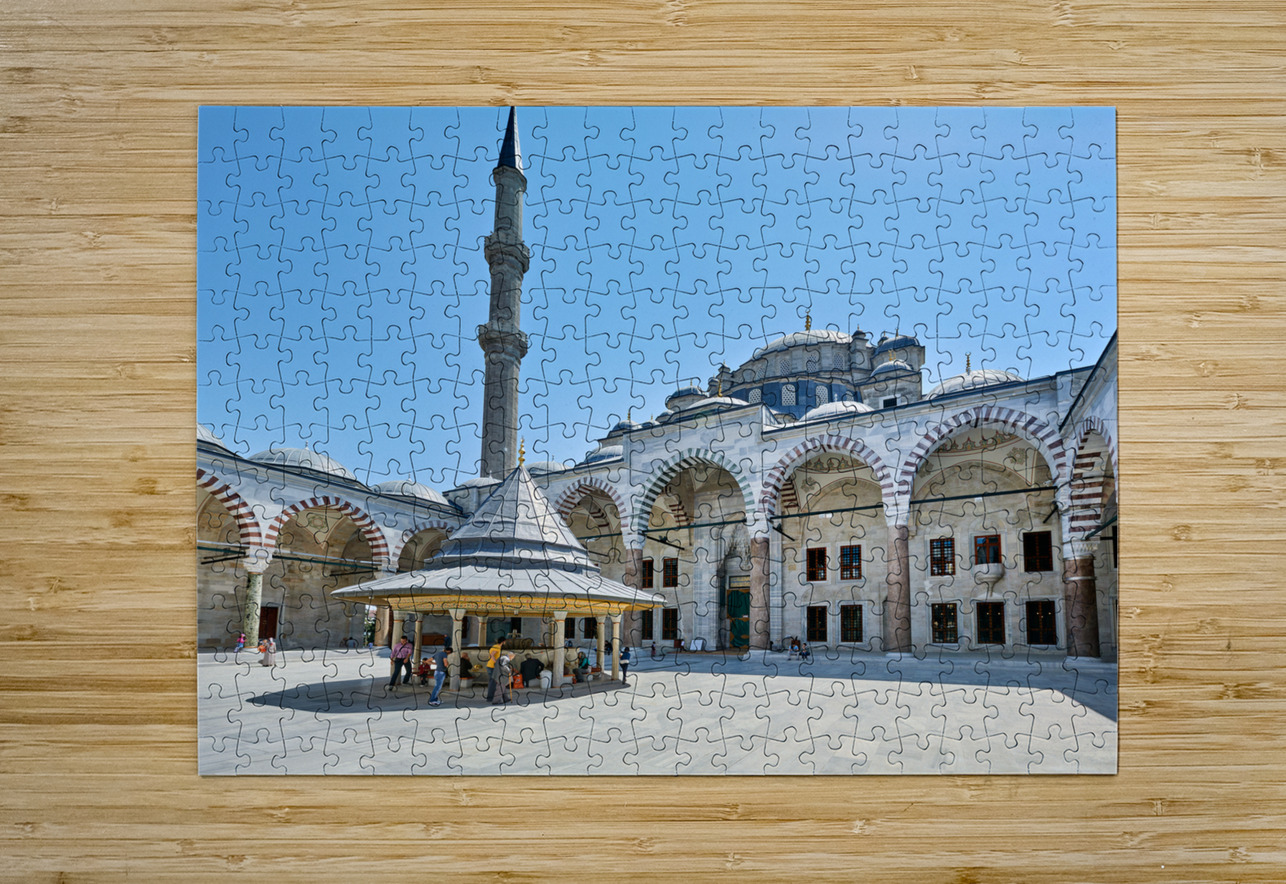 Istanbul Turkey. The Fatih Mosque Marco Brivio Puzzle printing
