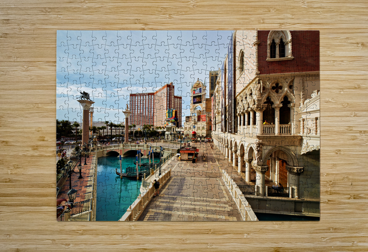 Venetian Hotel. Las Vegas Nevada USA Marco Brivio Puzzle printing