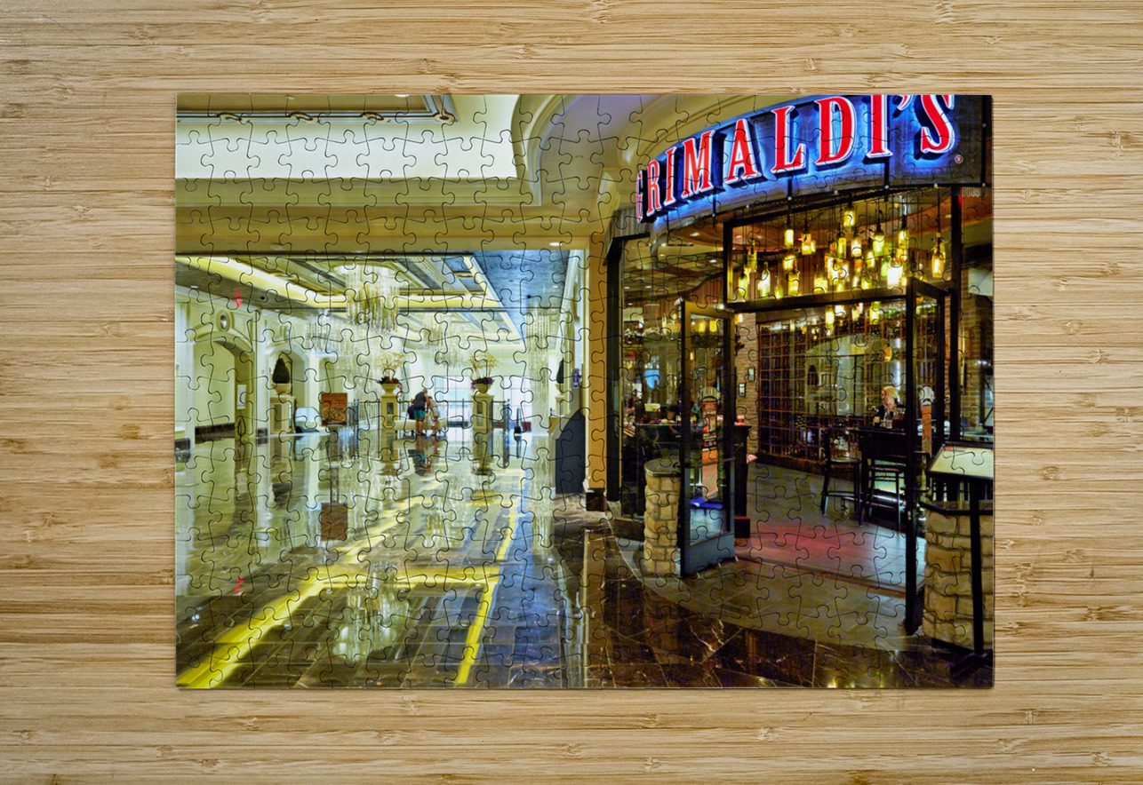 Shopping Mall at Venetian Hotel. Las Vegas Nevada USA Marco Brivio Puzzle printing