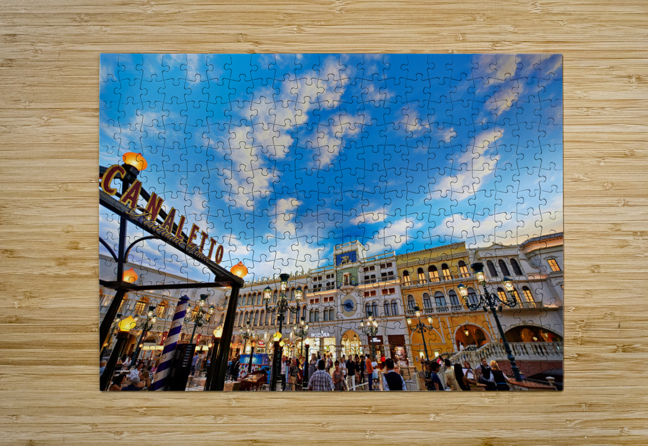Little Venice at Venetian Hotel Mall. Las Vegas Nevada USA Marco Brivio Puzzle printing