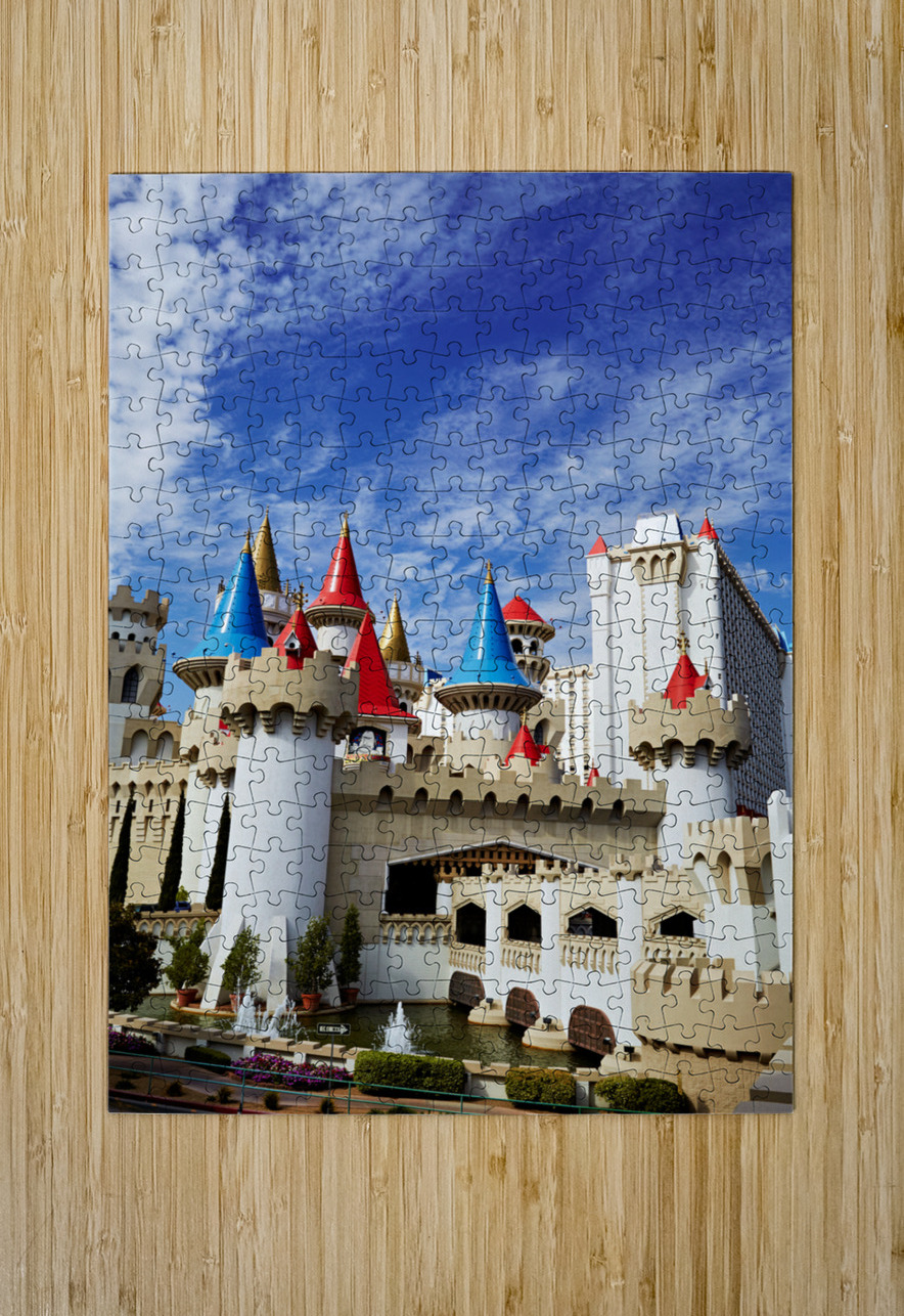 Excalibur Hotel and Casino. Las Vegas Nevada USA Marco Brivio Puzzle printing