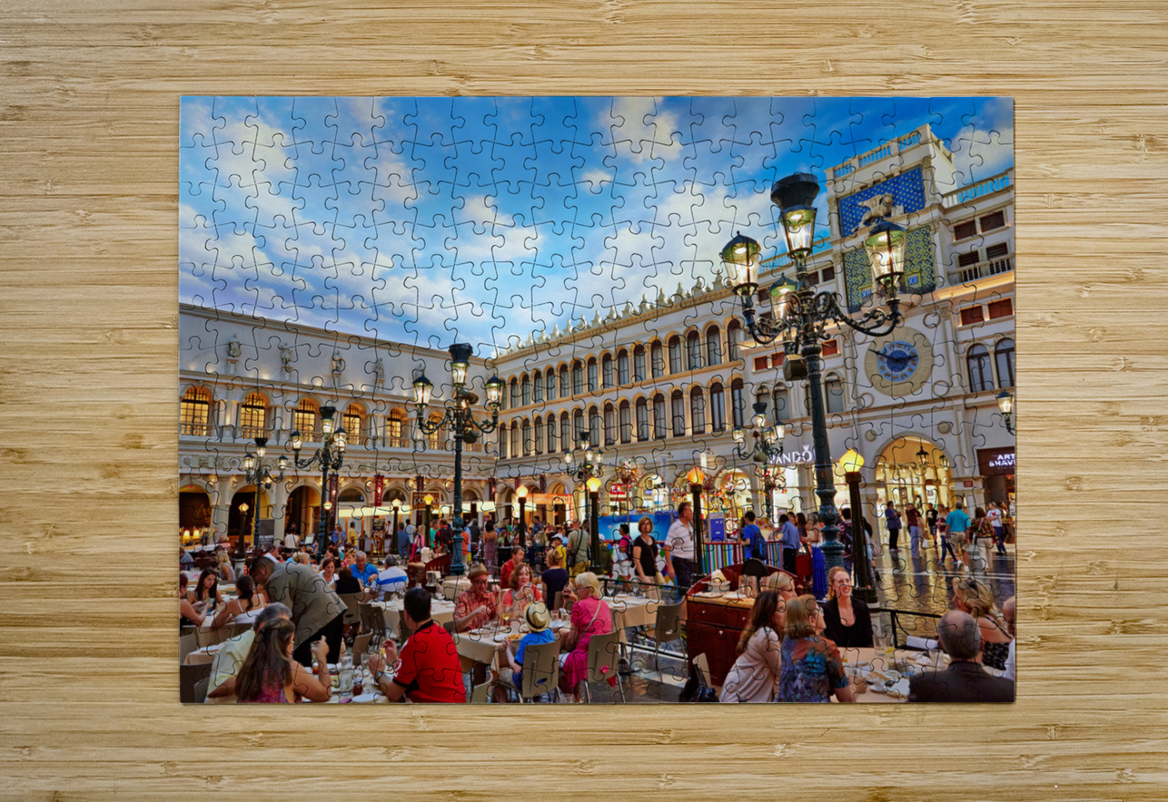 Little Venice at Venetian Hotel and Casino. Las Vegas Nevada USA Marco Brivio Puzzle printing