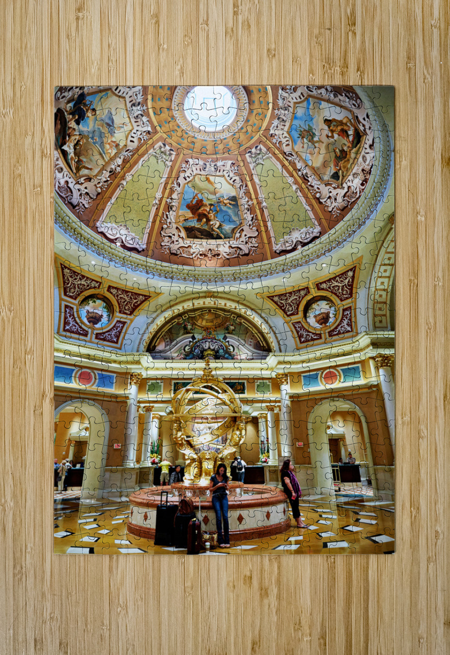 The Lobby of Venetian Hotel. Las Vegas Nevada USA Marco Brivio Puzzle printing