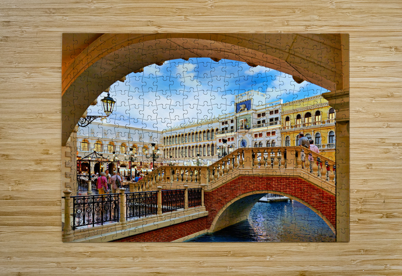 Little Venice at Venetian Hotel and Casino. Las Vegas Nevada USA Marco Brivio Puzzle printing