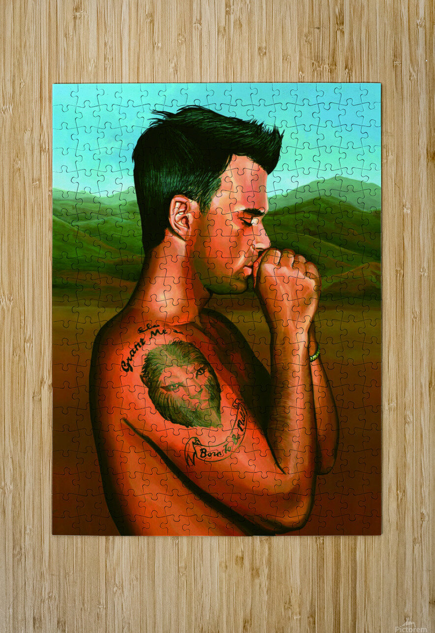 Robbie Williams Dennis Wonder Puzzle printing