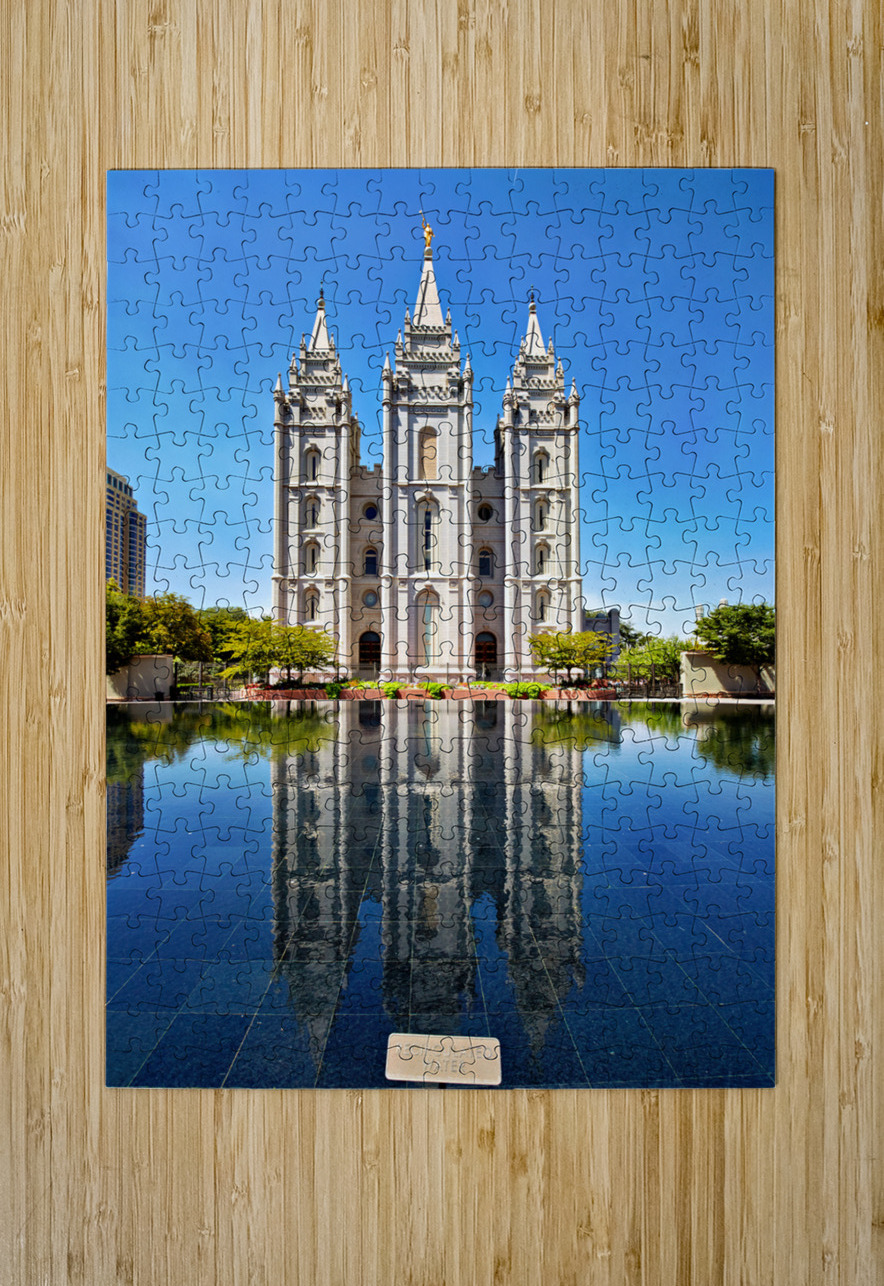 Salt lake Mormon Temple. Salt Lake City Utah USA Marco Brivio Puzzle printing